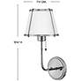 3_HINKLEY SCONCE CLARKE Single Light Sconce Polished Nickel more views