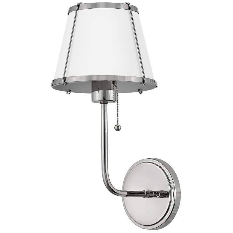 Image 5 HINKLEY SCONCE CLARKE Single Light Sconce Polished Nickel more views