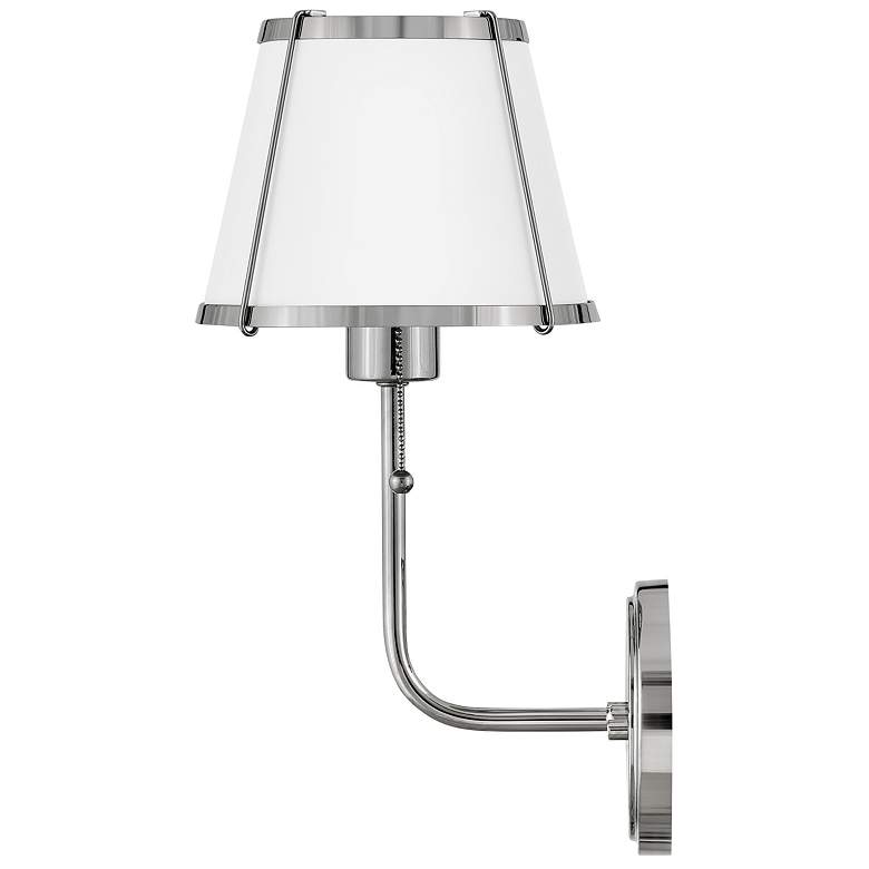 Image 6 HINKLEY SCONCE CLARKE Single Light Sconce Polished Nickel more views