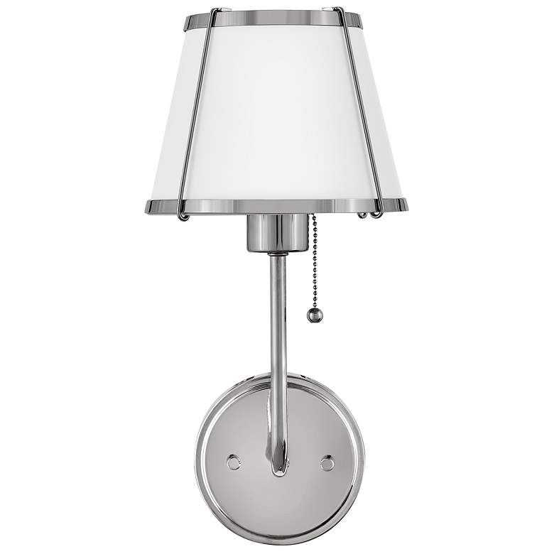 Image 7 HINKLEY SCONCE CLARKE Single Light Sconce Polished Nickel more views