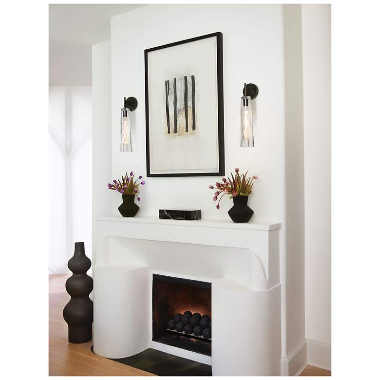 Image 4 Hinkley - Sconce Cosette Single Light Sconce- Black Oxide with Clear glass more views