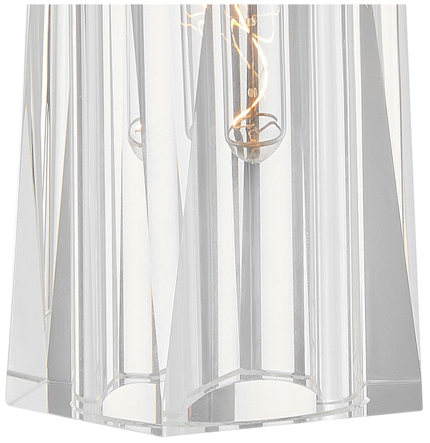 Hinkley - Sconce Cosette Single Light Sconce- Black Oxide with Clear glass