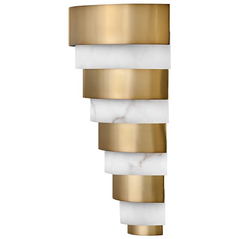 Image 3 Hinkley Sconce Echelon Medium LED Sconce 12.0" Heritage Brass more views