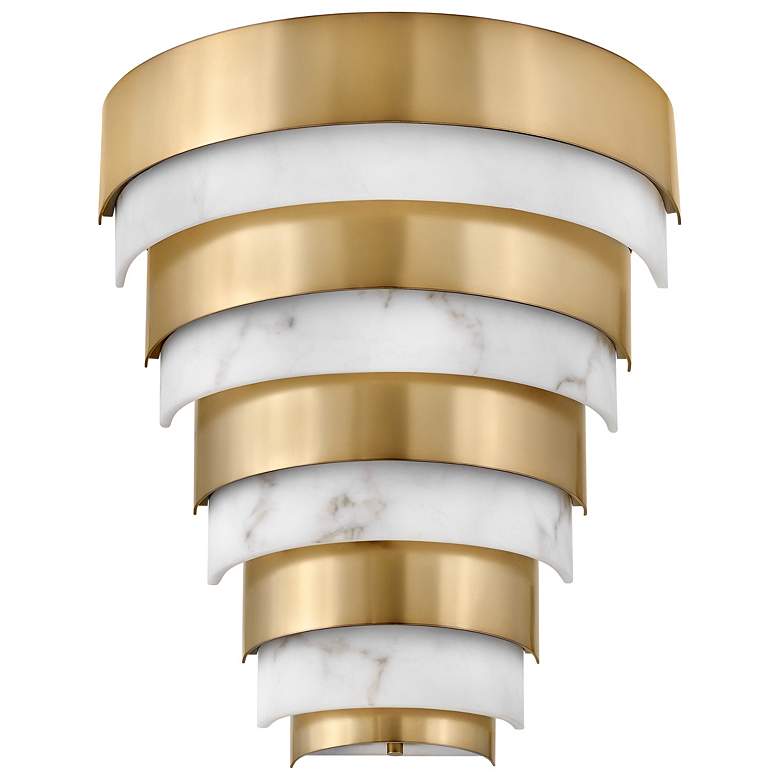Image 7 Hinkley Sconce Echelon Medium LED Sconce 12.0" Heritage Brass more views