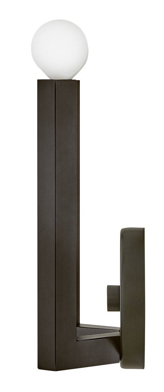 Image 6 Hinkley Sconce Ezra Medium Two Light Sconce 7" Black Oxide more views