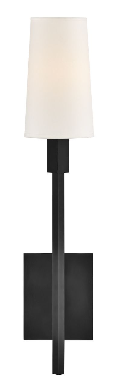 Image 5 Hinkley Sconce Fenwick Large Sconce 5" Black more views