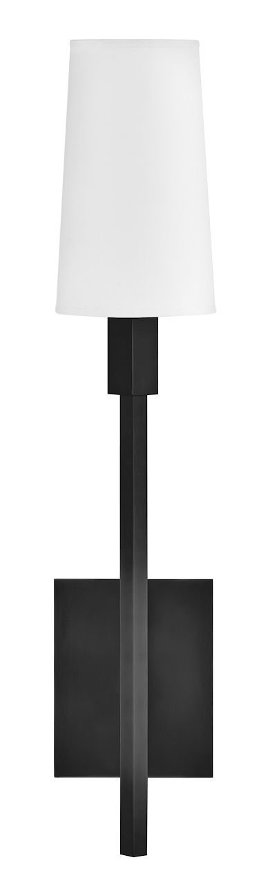 Image 6 Hinkley Sconce Fenwick Large Sconce 5" Black more views