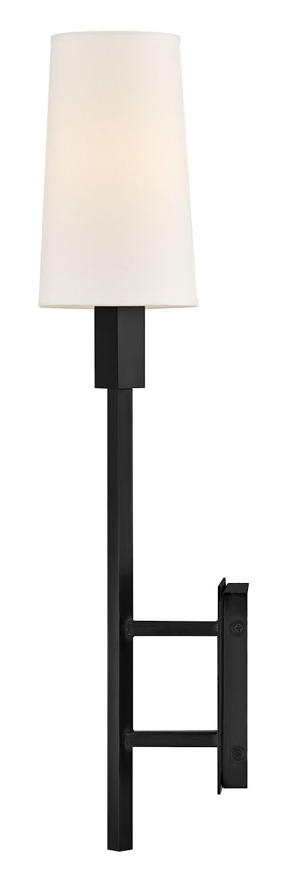 Image 7 Hinkley Sconce Fenwick Large Sconce 5" Black more views