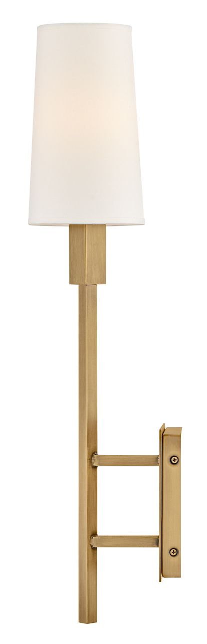 Image 7 Hinkley Sconce Fenwick Large Sconce 5" Heritage Brass more views