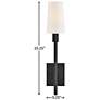 3_Hinkley Sconce Fenwick Large Sconce Black more views