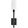 6_Hinkley Sconce Fenwick Large Sconce Black more views