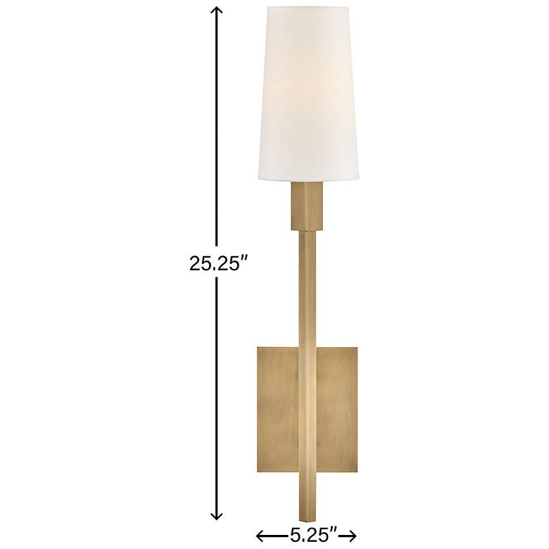 Image 3 Hinkley Sconce Fenwick Large Sconce Heritage Brass more views
