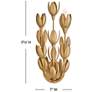 3_HINKLEY SCONCE FLORA Large Sconce Burnished Gold more views