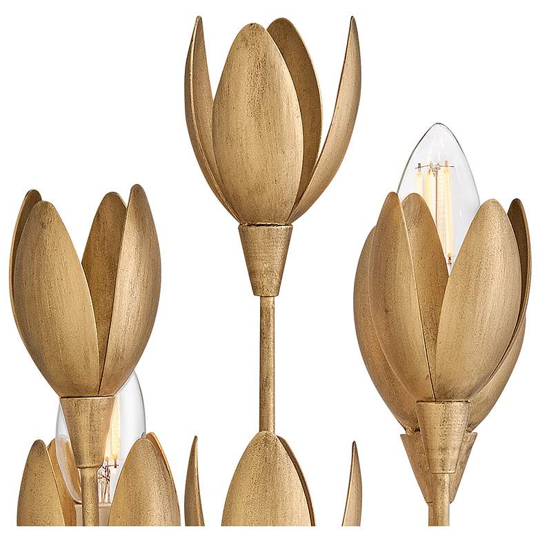 Image 4 HINKLEY SCONCE FLORA Large Sconce Burnished Gold more views