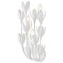 5_HINKLEY SCONCE FLORA Large Sconce Textured Plaster more views