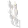 7_HINKLEY SCONCE FLORA Large Sconce Textured Plaster more views