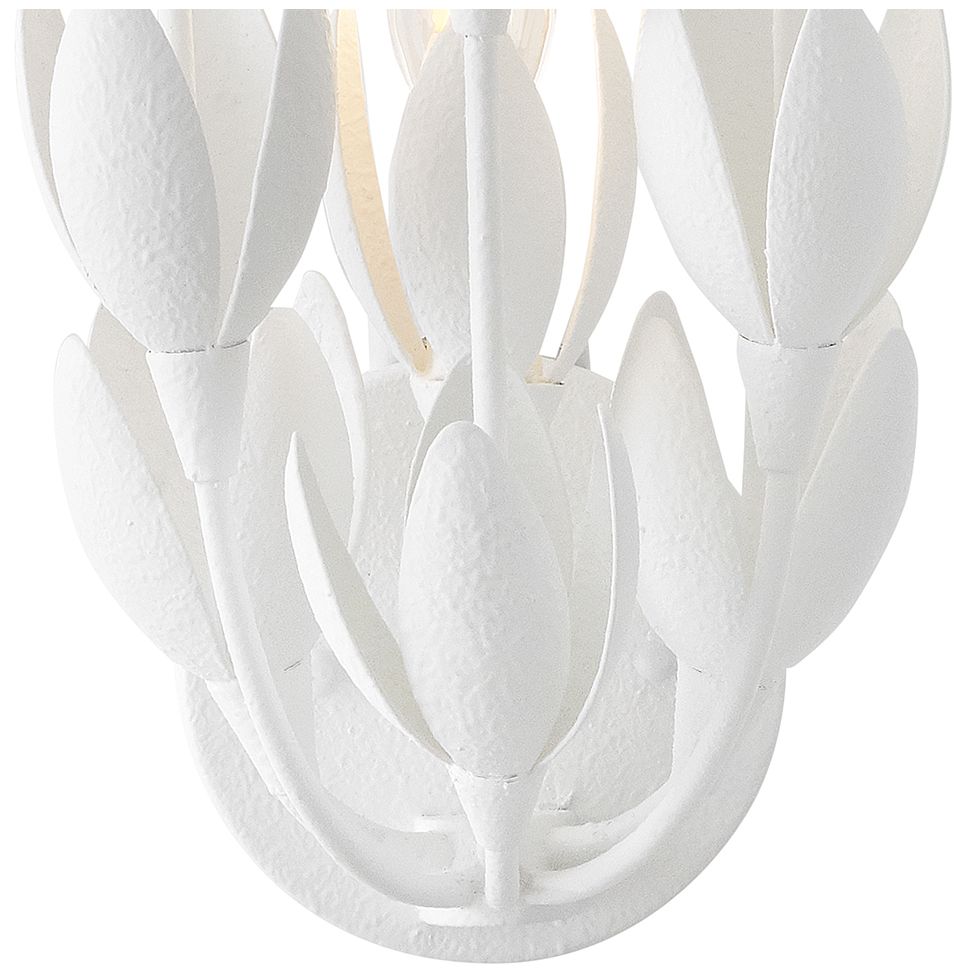 HINKLEY SCONCE FLORA Large Sconce Textured Plaster