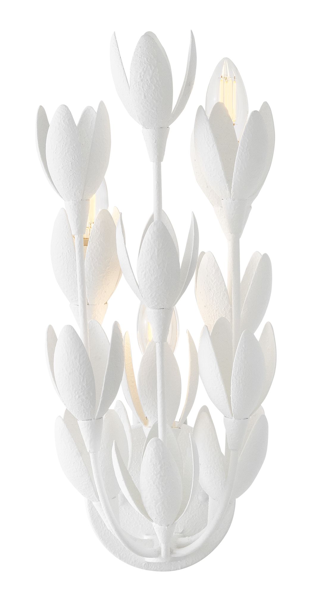 Image 2 Hinkley Sconce Flora Medium Sconce 17.25" Textured Plaster more views