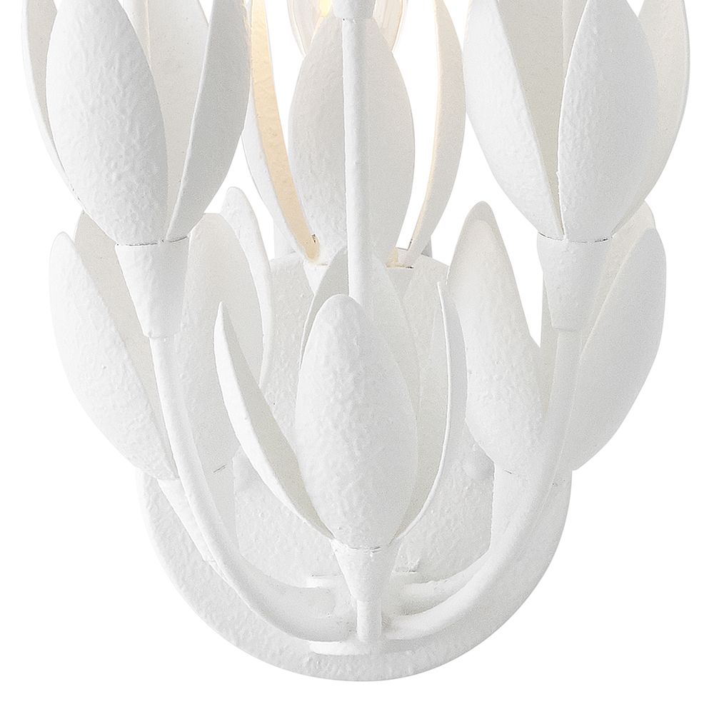 Hinkley Sconce Flora Medium Sconce 17.25" Textured Plaster