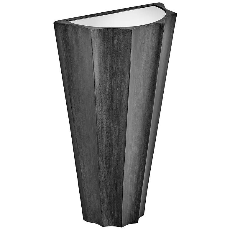 Image 1 Hinkley Sconce Gia Medium Two Light Sconce 10" Brushed Graphite