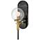 HINKLEY SCONCE GILDA Single Light Sconce Black w/ Heritage Brass