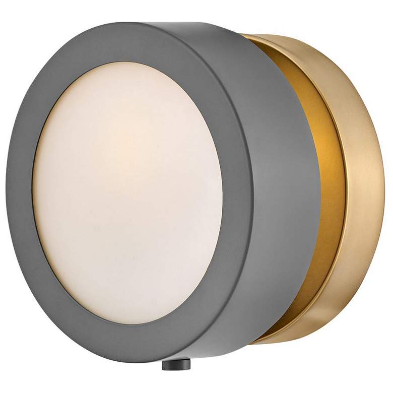 Image 1 Hinkley - Sconce Mercer Single Light Sconce- Dark Matte Grey