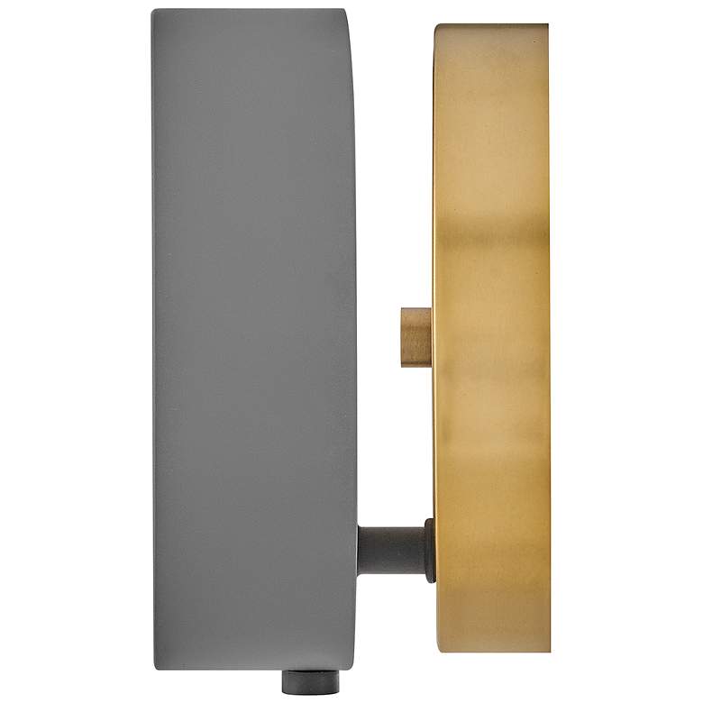 Image 5 Hinkley - Sconce Mercer Single Light Sconce- Dark Matte Grey more views