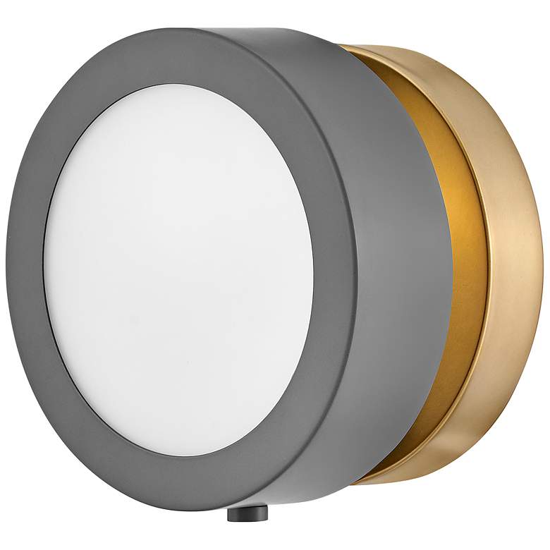 Image 6 Hinkley - Sconce Mercer Single Light Sconce- Dark Matte Grey more views