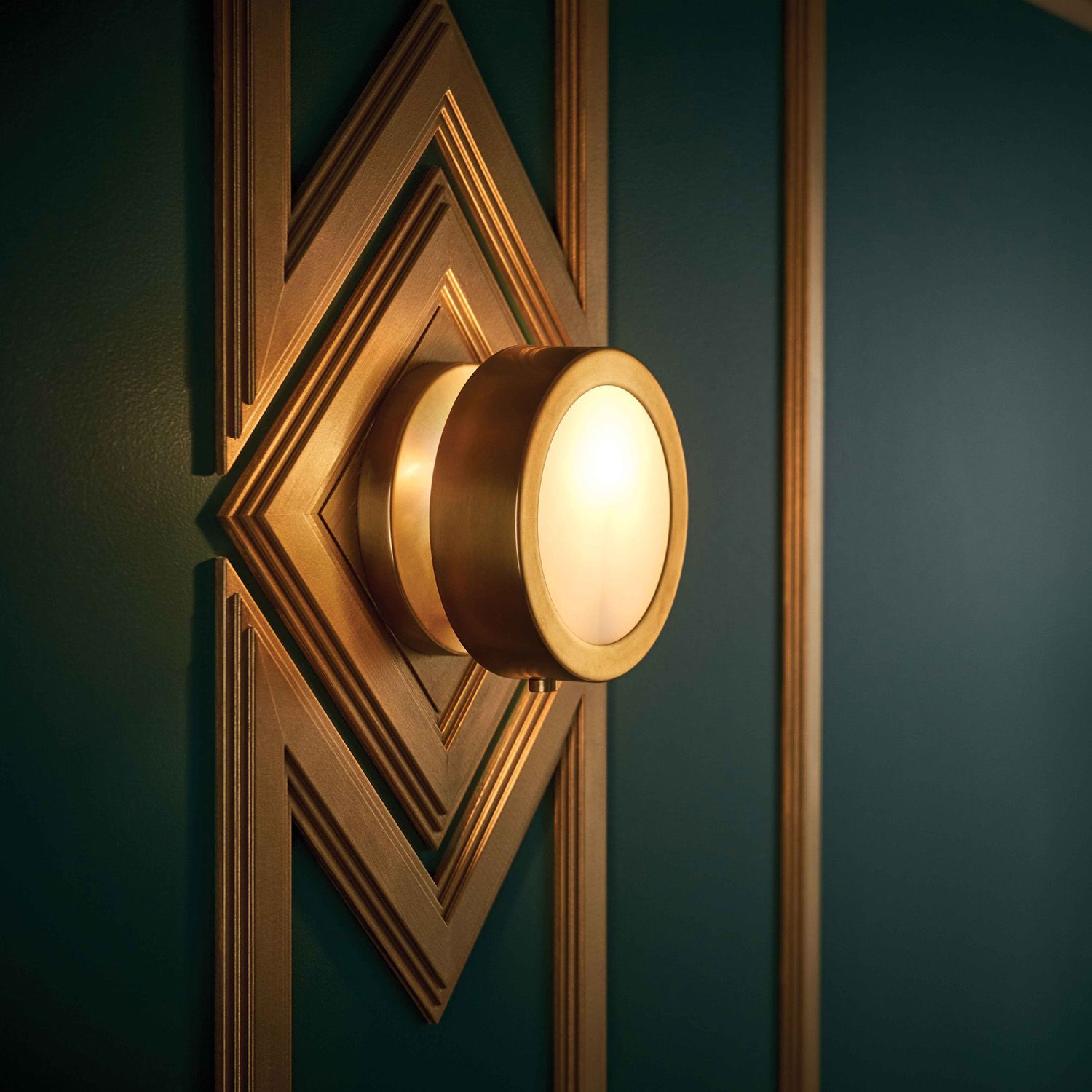 Hinkley Sconce Mercer Small Adjustable Single Light 6.75" Heritage Brass