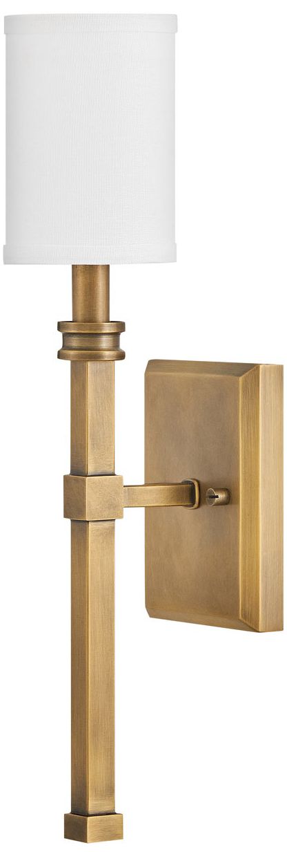 Image Hinkley Sconce Moore Medium Sconce Heritage Brass