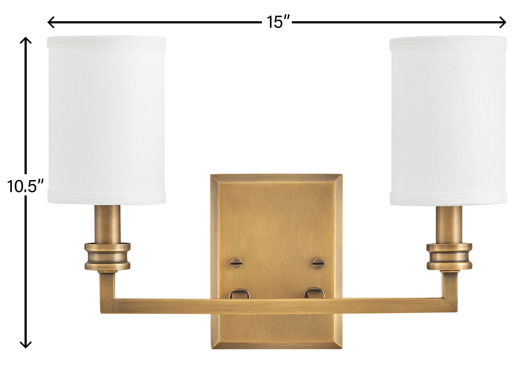 Image 3 Hinkley Sconce Moore Medium Sconce Heritage Brass more views