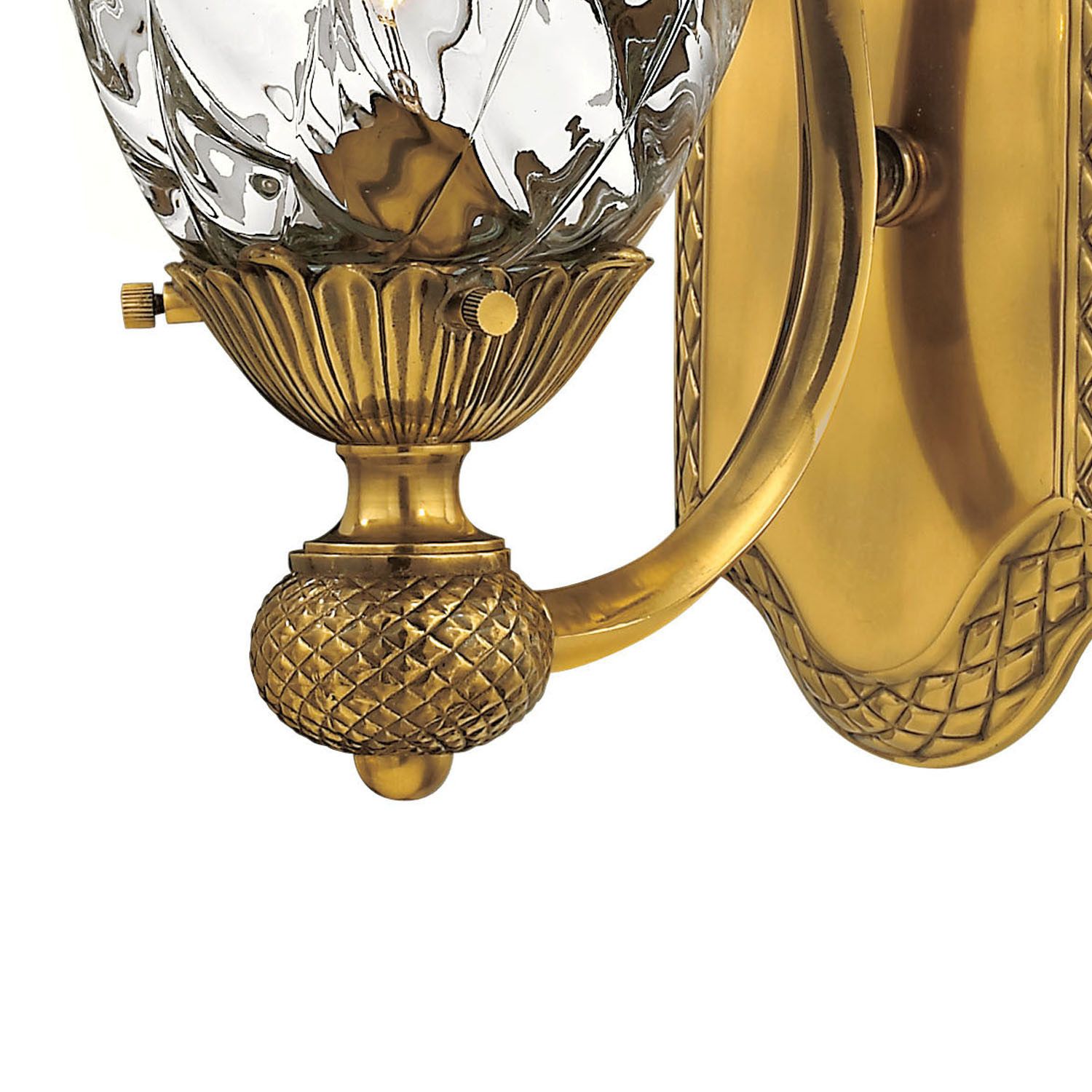 Image 5 Hinkley Sconce Plantation Medium Single Light Sconce 14.5" Burnished Brass more views