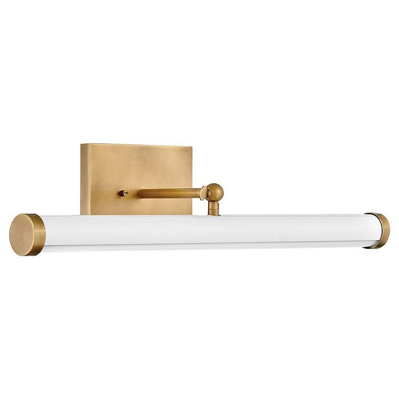 Image 1 Hinkley Sconce Regis Medium Adjustable LED Accent Light Heritage Brass
