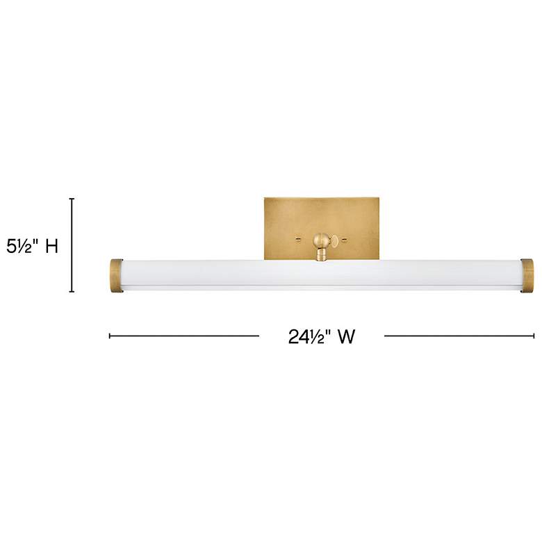 Image 3 Hinkley Sconce Regis Medium Adjustable LED Accent Light Heritage Brass more views