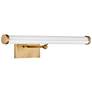 4_Hinkley Sconce Regis Medium Adjustable LED Accent Light Heritage Brass more views