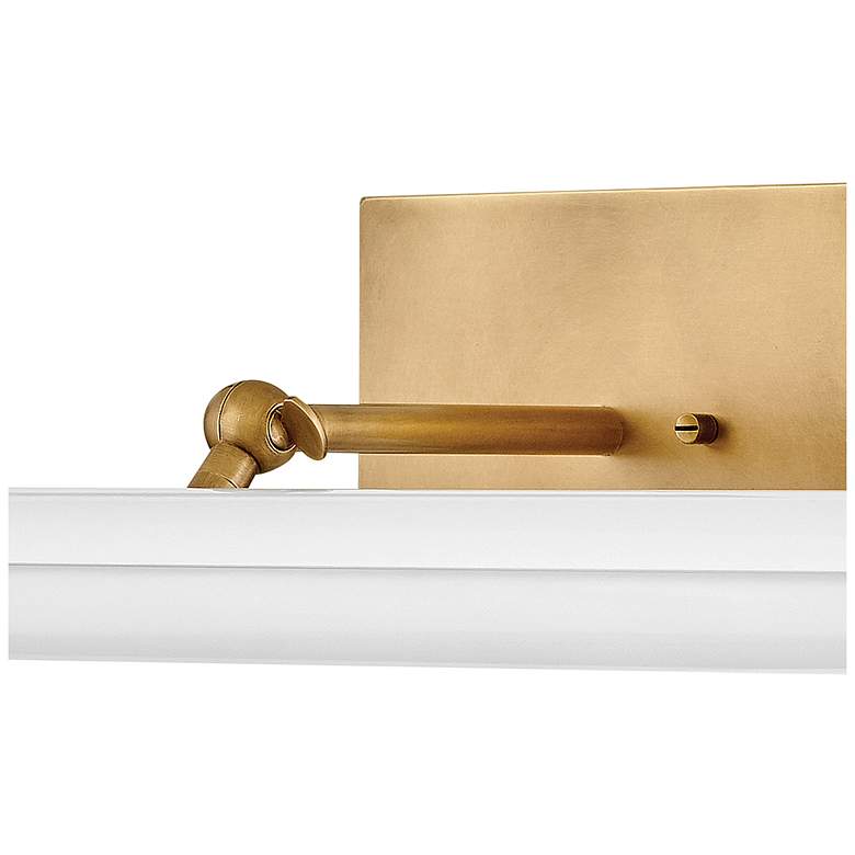 Image 6 Hinkley Sconce Regis Medium Adjustable LED Accent Light Heritage Brass more views