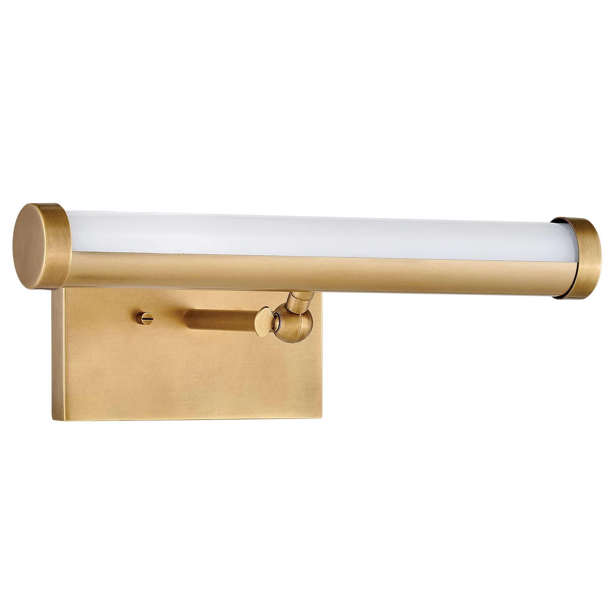 Image 4 Hinkley Sconce Regis Small Adjustable LED Accent Light 14" Heritage Brass more views