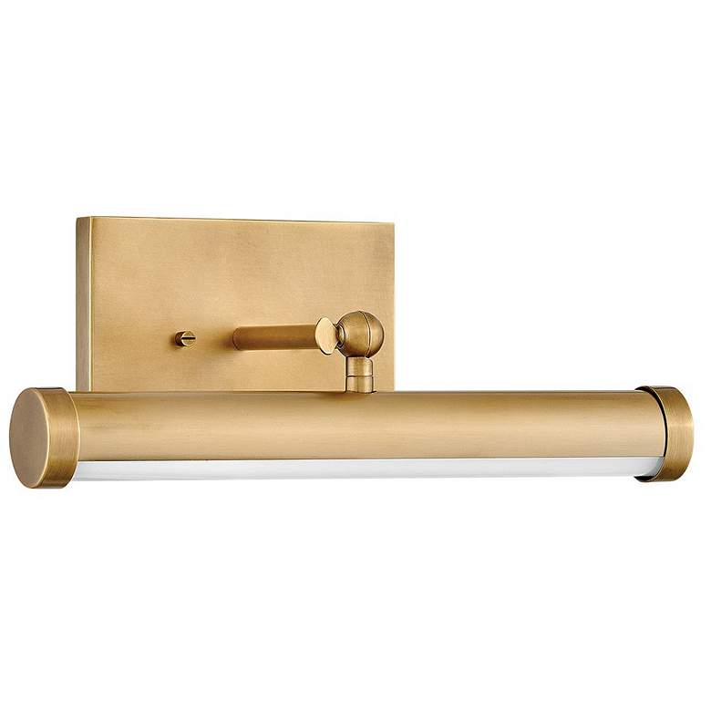 Image 1 Hinkley Sconce Regis Small Adjustable LED Accent Light Heritage Brass