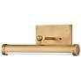 1_Hinkley Sconce Regis Small Adjustable LED Accent Light Heritage Brass