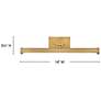3_Hinkley Sconce Regis Small Adjustable LED Accent Light Heritage Brass more views