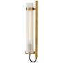 5_Hinkley Sconce Ryden Large Tall Single Light Sconce Heritage Brass more views