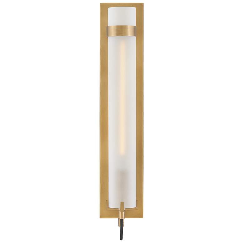 Image 6 Hinkley Sconce Ryden Large Tall Single Light Sconce Heritage Brass more views