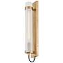7_Hinkley Sconce Ryden Large Tall Single Light Sconce Heritage Brass more views