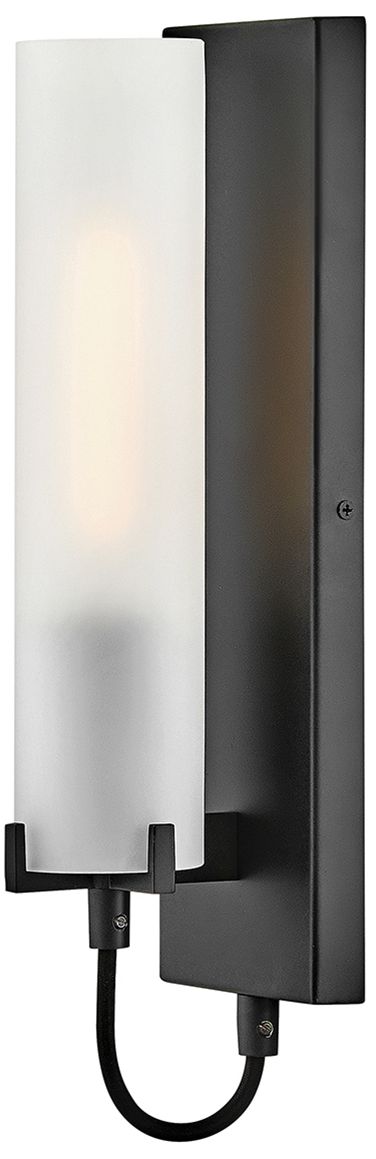 Hinkley Sconce Ryden Medium Single Light Sconce 16.25" Black