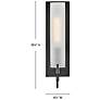 3_Hinkley Sconce Ryden Medium Single Light Sconce Black more views
