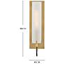 3_Hinkley Sconce Ryden Medium Single Light Sconce Heritage Brass more views