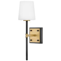 Hinkley Sconce Saunders Medium Sconce Black
