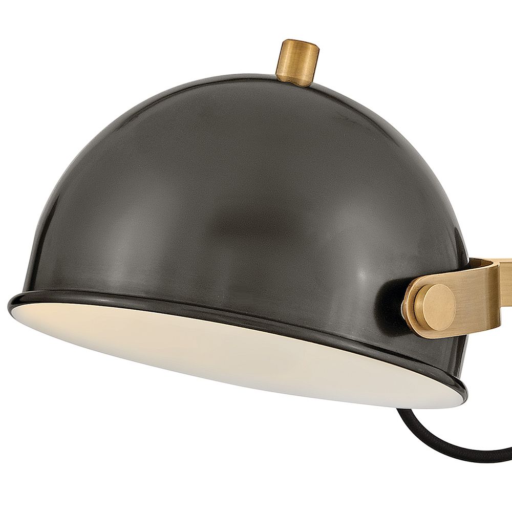 Thumbnail4 of Hinkley Sconce Spence Medium Adjustable Single Light Sconce 7" Black Oxide more views