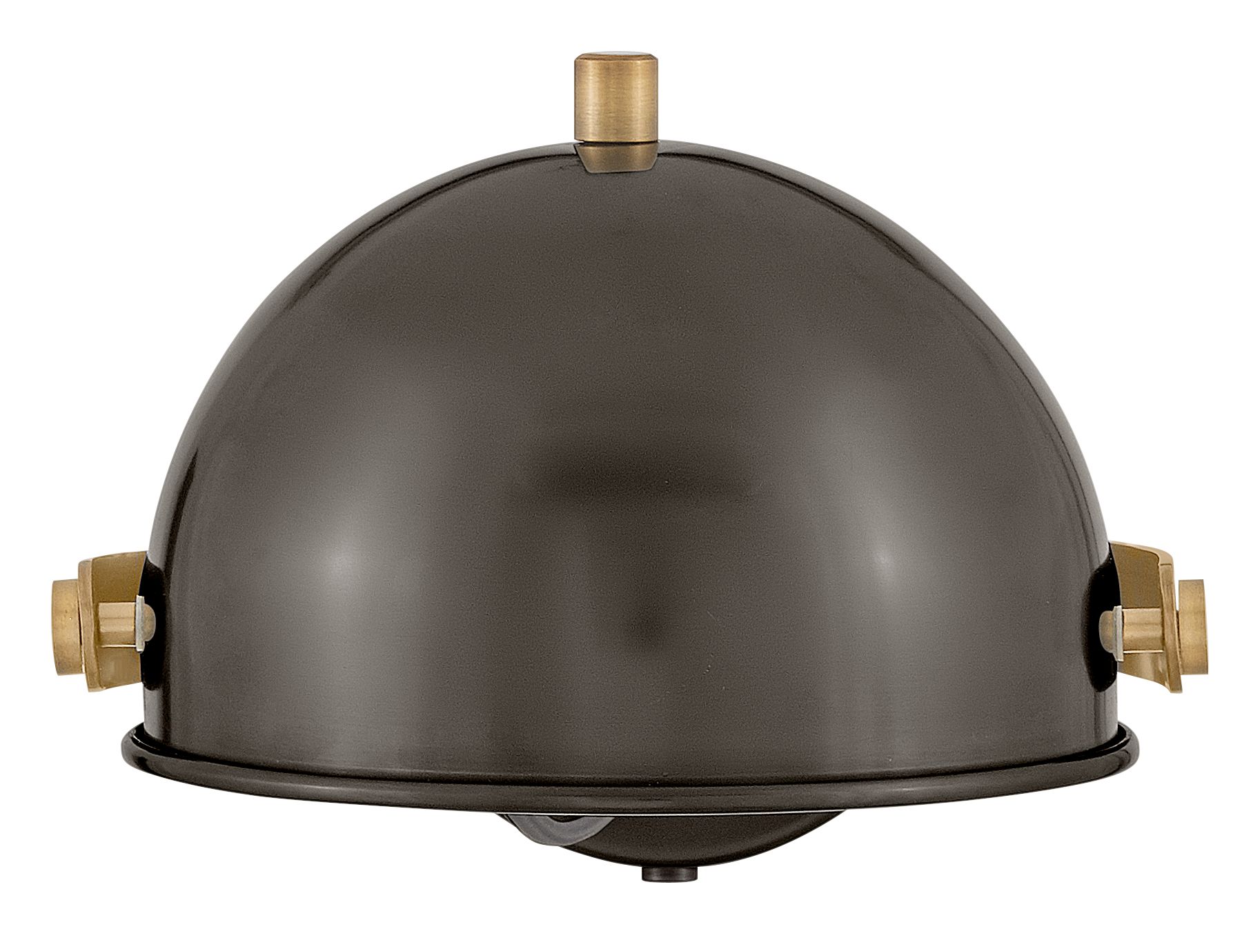 Hinkley Sconce Spence Medium Adjustable Single Light Sconce 7" Black Oxide