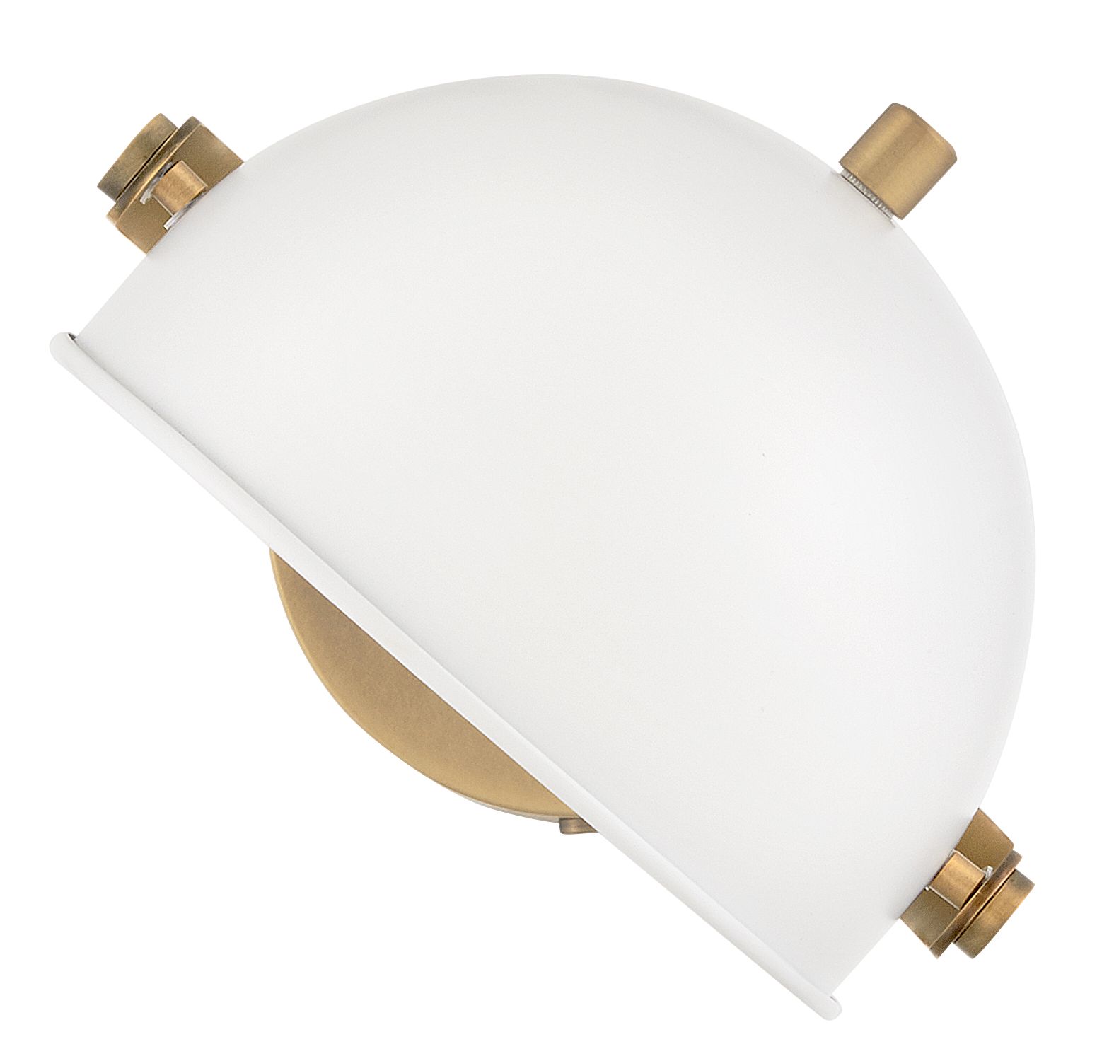 Hinkley Sconce Spence Medium Adjustable Single Light Sconce 7" Chalk White